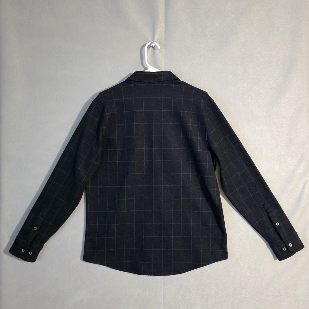 Age Of Wisdom Mens Stretch Flannel Knit Shirt Size Medium - Picture 8 of 10